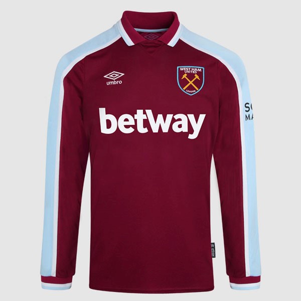 Tailandia Camiseta West Ham United 1ª Kit ML 2021 2022